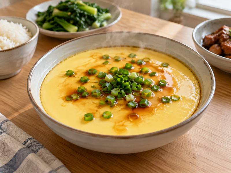 Illustration of Steamed egg (family text recipe)