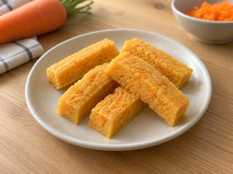 Illustration of Carrot steam cake