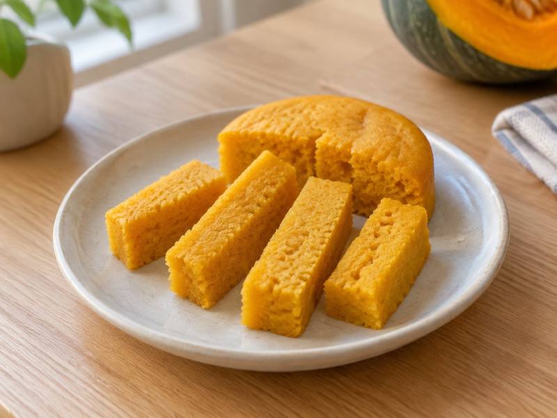 Illustration of Pumpkin steam cake